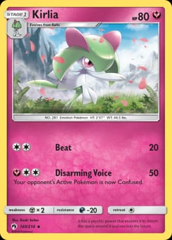 Lost Thunder Kirlia #140 card
