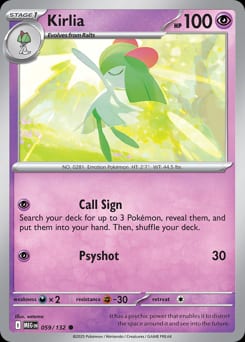 Mega Evolution Kirlia #59 card