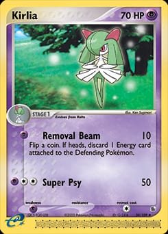 2003 Ruby & Sapphire Kirlia #34 card