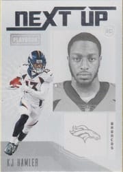 2020 Panini Playbook Next Up KJ Hamler #NU-20 card