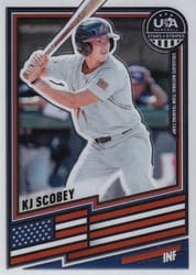 2026 Panini Stars & Stripes Prizm Base Set KJ Scobey #131 card