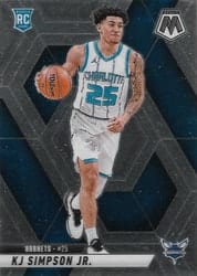 2024-25 Panini Mosaic Base Set KJ Simpson Jr. #239 card