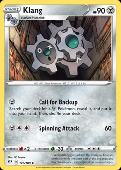 Darkness Ablaze Klang #126 card