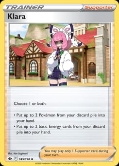 Chilling Reign Klara #145 card