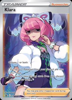 SWSH Black Star Promos Klara #SWSH302 card