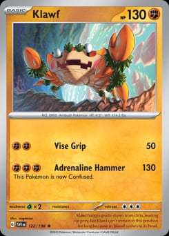 Scarlet & Violet Klawf #122 card