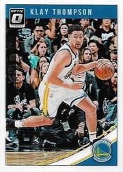 2018-19 Donruss Optic Base Set Klay Thompson #12 card