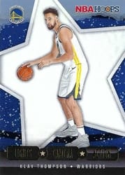 2020-21 Hoops Winter Lights Camera Action Klay Thompson #27 card