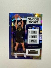 2021 Panini Contenders Klay Thompson #20 card