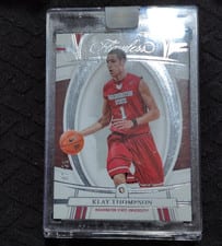 2022 Panini Flawless Collegiate Base Set Klay Thompson #55 card