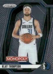 2024-25 Panini Prizm Monopoly Base Set Klay Thompson #51 card