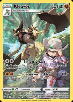 Astral Radiance Trainer Gallery Kleavor #TG08 card