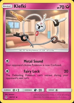 Forbidden Light Klefki #89 card