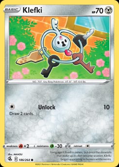 Fusion Strike Klefki #186 card