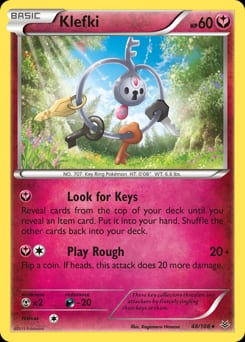 Roaring Skies Klefki #48 card