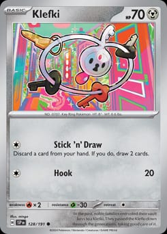 Surging Sparks Klefki #128 card