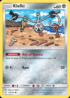 Team Up Klefki #110 card