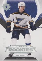 2019-20 Upper Deck Ultimate Collection Base Set Klim Kostin #161 card