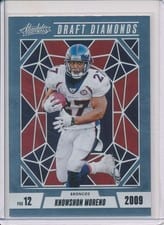 2024 Panini Absolute Draft Diamonds Knowshon Moreno #DD-KMO card