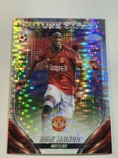 2023 Topps Chrome UEFA Club Kobbie Mainoo #57 card