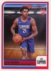 2023-24 Hoops Base Set Kobe Brown #253 card