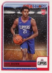2023-24 Hoops Winter Base Set Kobe Brown #253 card