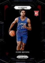 2023-24 Panini Prizm Base Set Kobe Brown #144 card