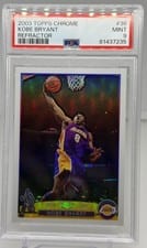 2003 Topps Chrome Kobe Bryant Refractor #36 card