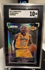Kobe Bryant 2014 Panini Prizm Fireworks card