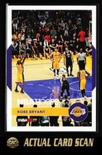 Kobe Bryant 2016 Panini Hoops Kobe 2K17 Hoops card