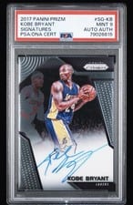 2017 Panini Prizm Signature Kobe Bryant #SG-KB card