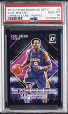 2018 Panini Donruss Optic Express Lane Kobe Bryant #5 card
