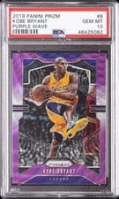 2019 Panini Prizm Kobe Bryant Purple Wave Prizm #8 card
