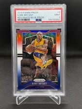 2019 Panini Prizm Kobe Bryant Red, White, and Blue Prizm #8 card