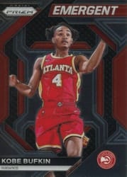 2023-24 Panini Prizm Emergent Kobe Bufkin #9 card