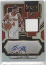 2023-24 Panini Select Rookie Jersey Autographs Kobe Bufkin #RJ-BUF card
