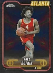 2024-25 Topps Chrome Base Set Kobe Bufkin #29 card