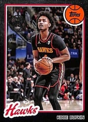 2025-26 Topps 1980-81 Topps Basketball Kobe Bufkin #80BK-30 card