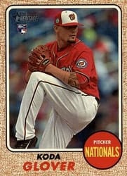 2017 Topps Heritage Base Set Koda Glover #568c card