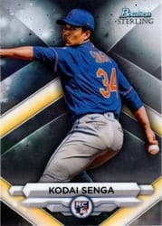 2023 Bowman Sterling Base Set Kodai Senga #BSR-45 card