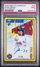 2023 Finest Flashbacks Autographs Kodai Senga #50 card