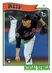 2023 Topps Brooklyn Collection Base Set Kodai Senga #34 card