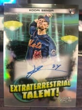 2023 Topps Cosmic Chrome Extraterrestrial Talent Autographs Kodai Senga #ETA-KS card