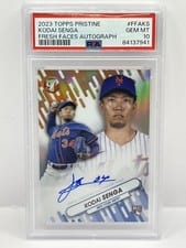 2023 Topps Pristine Fresh Faces Autographs Kodai Senga #FFA-KS card