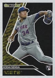 2023 Topps Update Black Gold Kodai Senga #BG-17 card