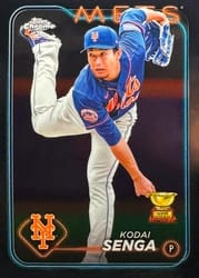 2024 Topps Chrome Base Set Kodai Senga #31 card