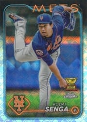2024 Topps Chrome Logofractor Edition Base Set Kodai Senga #31 card