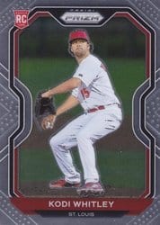 2021 Panini Prizm Base Set Kodi Whitley #104 card