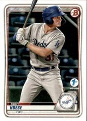 2020 Bowman 1st Edition Base Set Kody Hoese #BFE-4 card