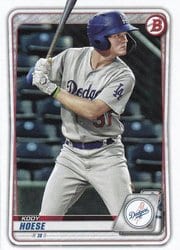 2020 Bowman Prospects Kody Hoese #BP-4 card